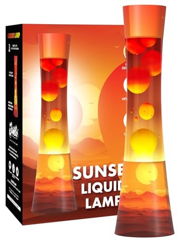 JAMBO 15.5" The Upgraded Motion Lamp, Sunset Decal Motion Light, Beautiful Home Decor, Living Room Bedroom Lamp, Relaxing Nightlight for Teens, Kids & Adults - Image 1
