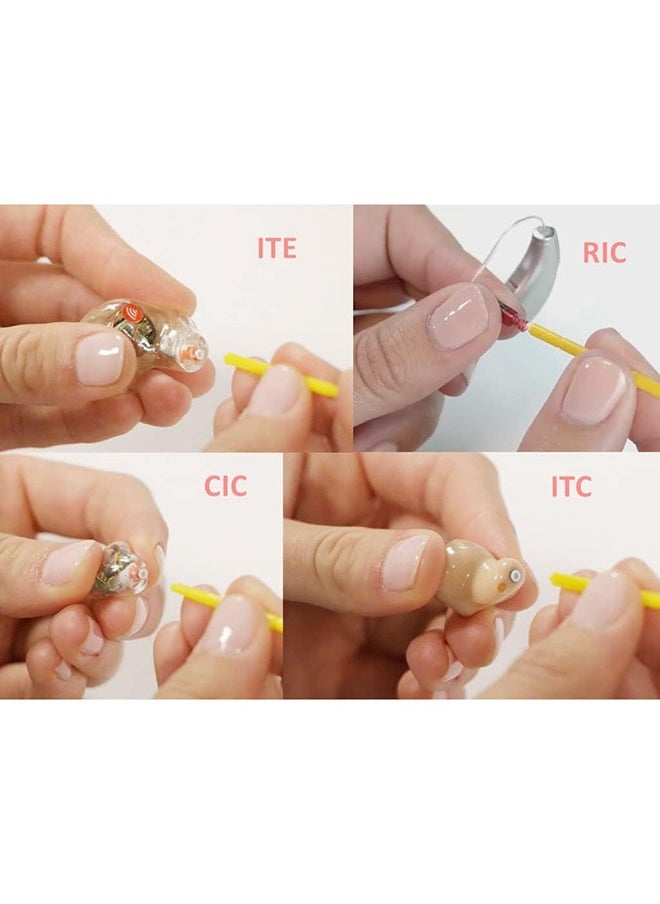 Tingoton - 40-Pcs Tingoton for Starkey Hearing Aid Wax Guard Filters Hear Clear Removal and Replacement Cerumen Schutz Cleaning Tool Accessories - Image 1