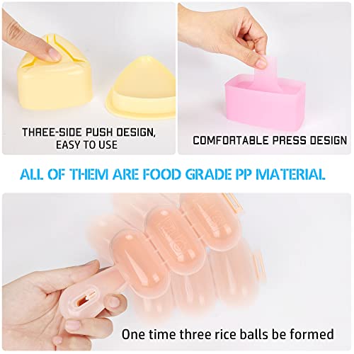 FUNGYAND Sandwich Cutter Set, 52 in 1 Bento Box Accessories Kit Includes Sandwich Cutters, Fruit Cutter, Food Picks, Silicone Cups, Musubi Maker, Rice Ball Maker, Complete Bento Lunch Box Supplies - Image 4