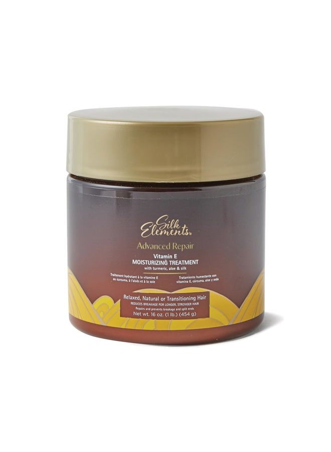 Silk Elements Advanced Repair Moisturizing Treatment, Vitamin E, Tumeric, and Silk, Strengthening, Conditioning, Adds Shine - Image 1