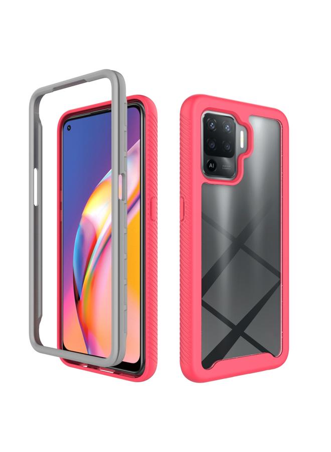 اس-توب جراب لهاتف OPPO A94 Starry Sky بلون سادة مقاوم للصدمات مصنوع من مادة البولي يوريثين الحراري + TPU - Image 1