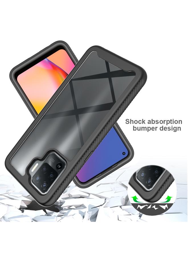 اس-توب جراب لهاتف OPPO A94 Starry Sky بلون سادة مقاوم للصدمات مصنوع من مادة البولي يوريثين الحراري + TPU - Image 5