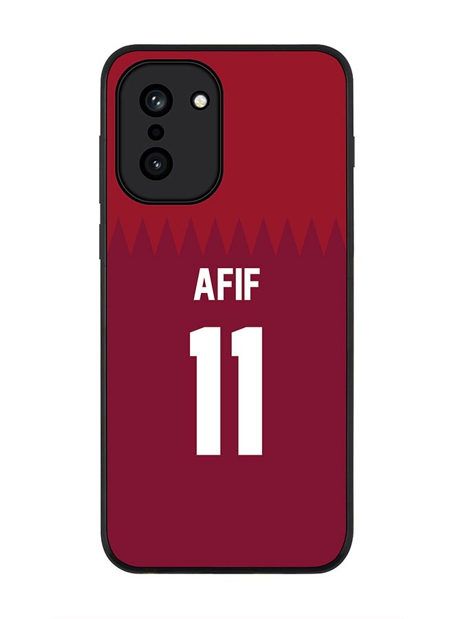 Stylizedd For OnePlus 15R Case,Slim fit Camera Protection, Shockproof Thin Phone cover  - Football - Qatar,  Afif - Image 1