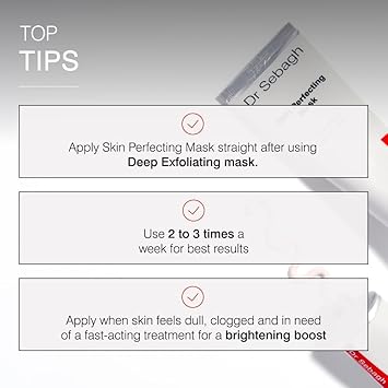 Dr. Sebagh Dr Sebagh Skin Perfecting Mask 150 ml Deep Cleansing Purifying AntiPollution Refines Pores Clears Impurities Ideal for All Skin Types AntiInflammatory AntiBacterial Softens Skin - Image 5