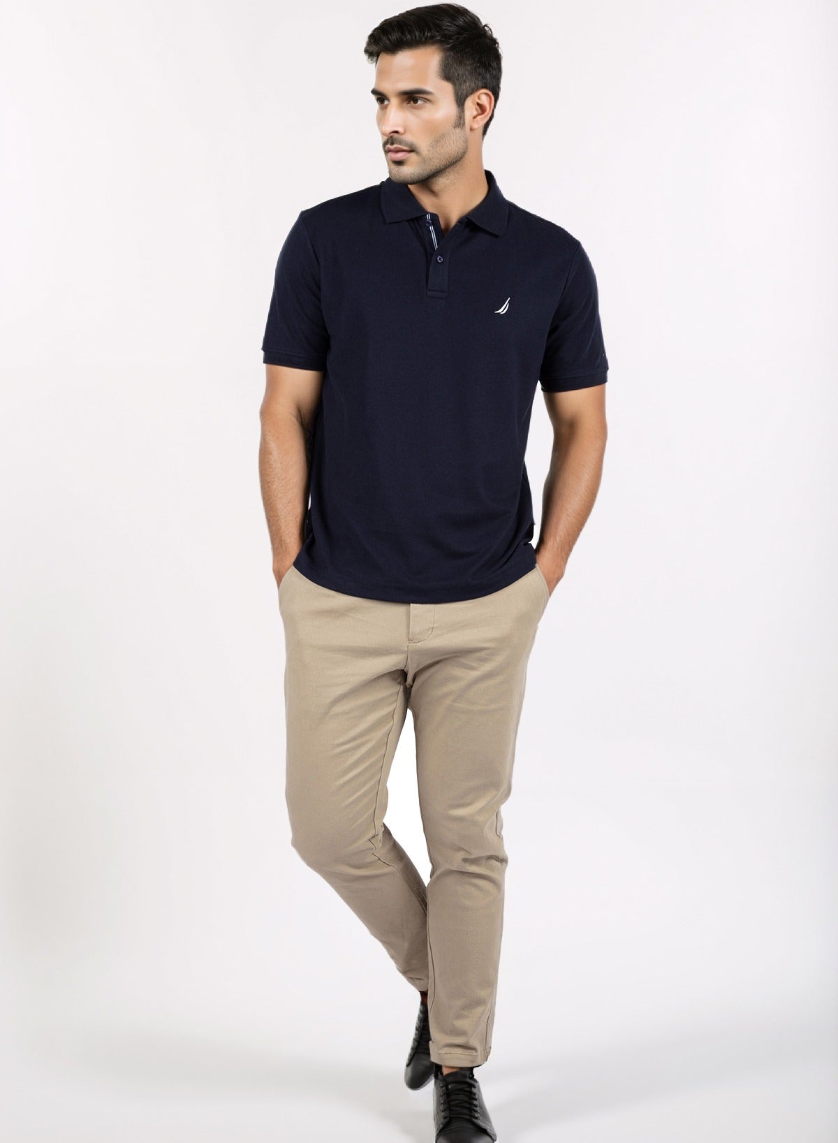 Basic Regular Fit Premium Cotton Logo Polo Shirt image 6