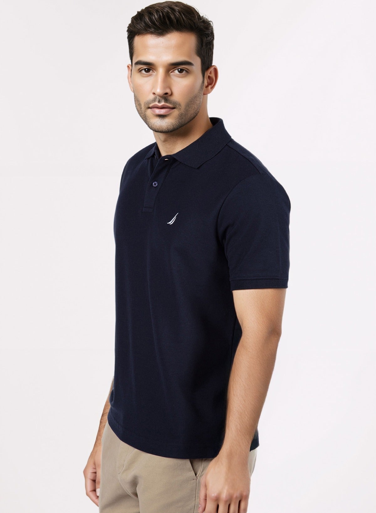 Basic Regular Fit Premium Cotton Logo Polo Shirt image 5