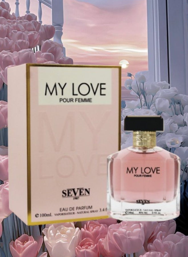 Seven 7 Pieces My Love Perfume 100ML - Image 2