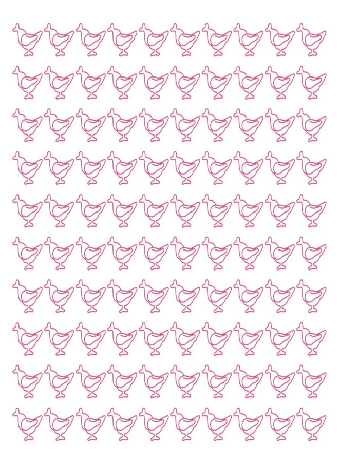 Asixxsix 100 Pcs Chick Paper Clips Animal Shaped Paper Clips, Lovely Chicken Shaped Funny Paper Clips Bookmarks Planner Clips, Office Gifts School Gifts for Women, Men, Coworkers, Teachers - Image 4