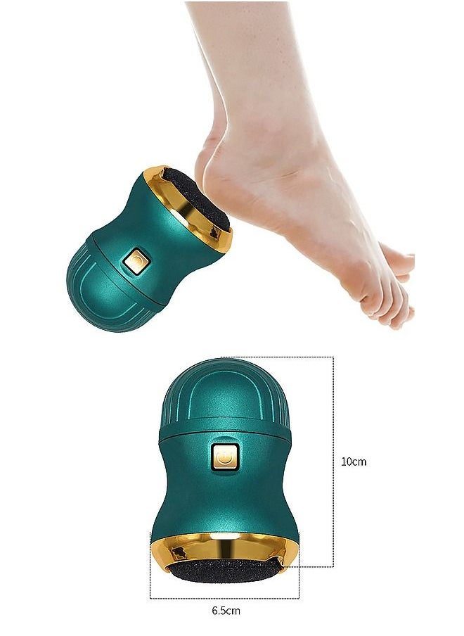 KASTWAVE - Portable Foot Grinder with Two Speed Regulation, Dust and Debris Absorption Removing Thick Callosity and Refreshing Without Leaving Traces, Green - Image 1