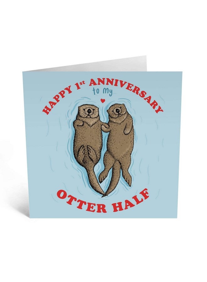 Central 23 Anniversary Greeting Card For Her Happy 1St Wedding Anniversary - Image 2