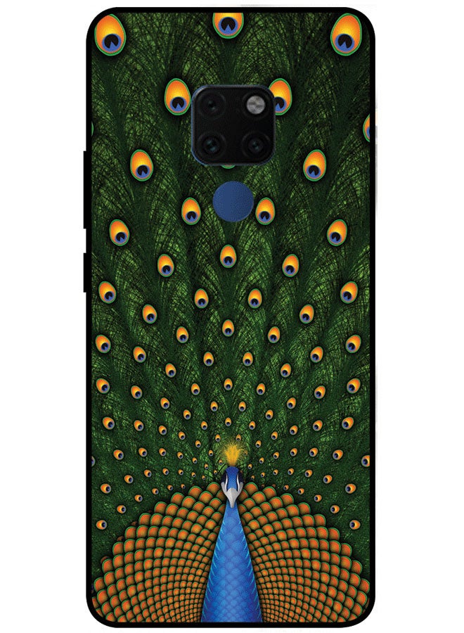 EYE CATCH Protective Case Cover For Huawei Mate 20 Premium Series Protective Case Cover For Huawei Mate 20 Peacock Multicolor - Image 1