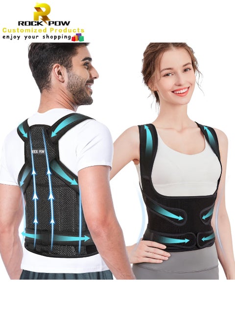 Back Brace and Posture Corrector for Women and Men Back Straightener Posture Corrector Scoliosis and Hunchback Correction Back Pain Spine Corrector Support Adjustable Posture Trainer