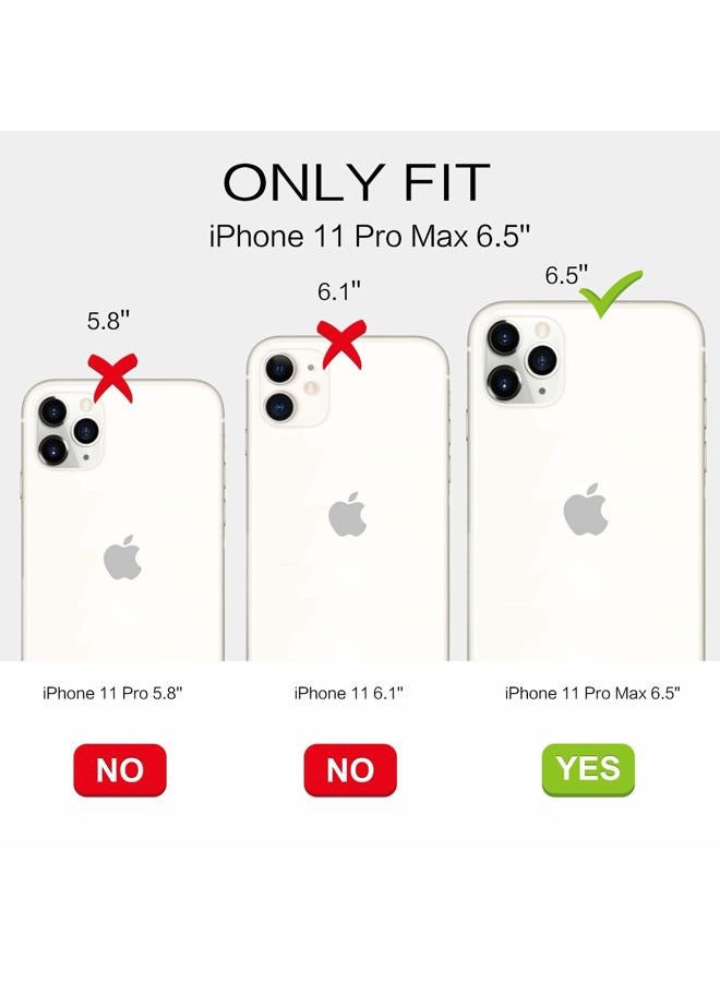 BENTOBEN for iPhone 11 Pro Max Case, 2 in 1 Slim Fit Heavy Duty Rugged Hybrid Shockproof Soft TPU Bumper Hard PC Protective Girls Women Boy Men Case Cover for iPhone 11 Pro Max 6.5" 2019, Purple/Green - Image 2