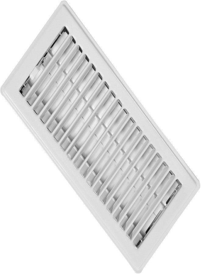 Imperial 2-1/4" x 12" Louvered Floor Register, White, RG0179 - Image 2