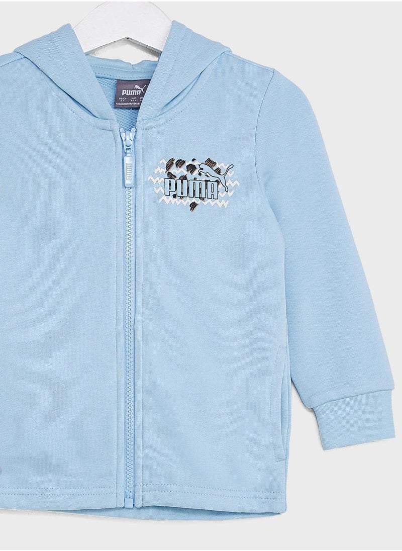 PUMA - Kids Essential Mix Match Full-Zip Hoodie Tr - Image 1