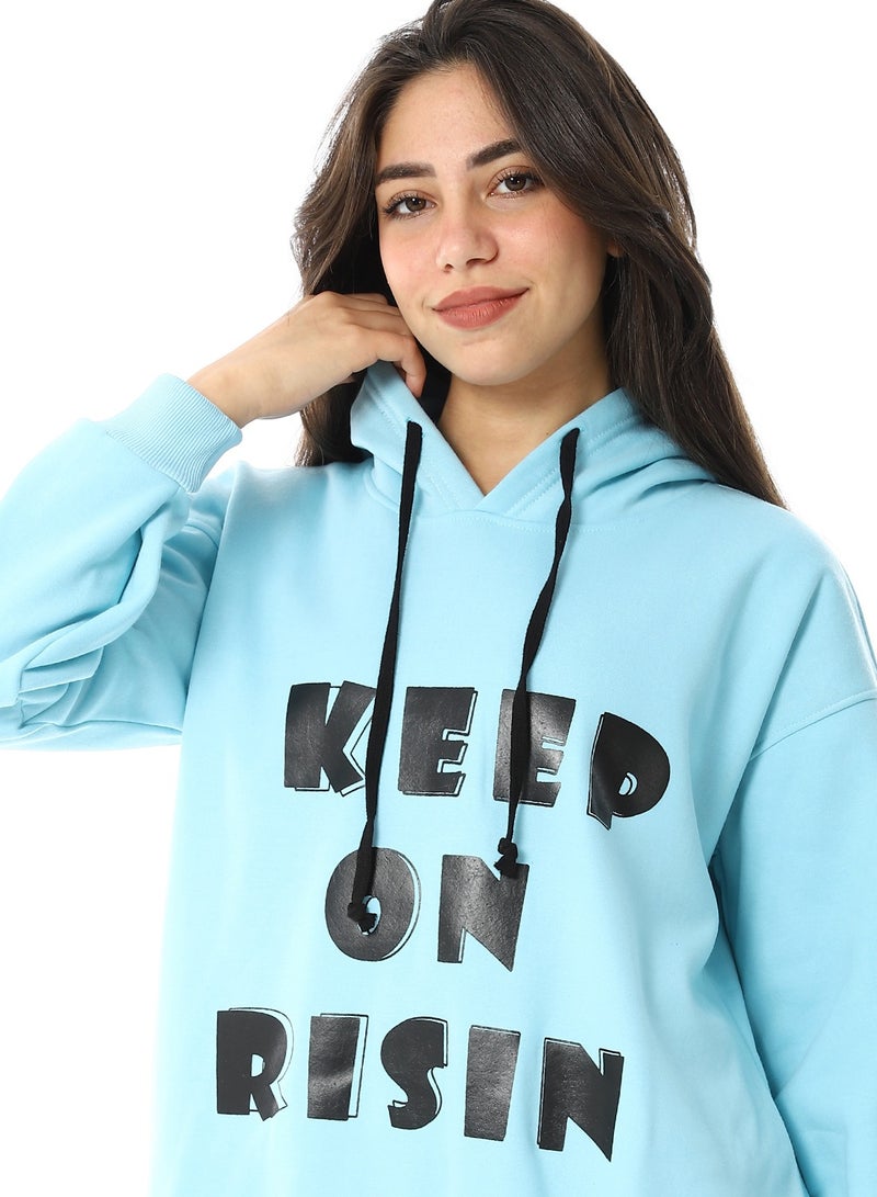 سيزار هودي حريمي مزود بطباعة من الأمام - Image 4