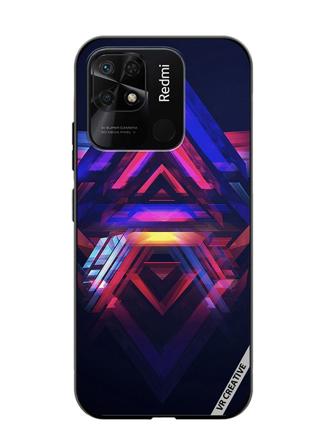 VR CREATIVE Protective Case Cover For Xiaomi Redmi 10C Abstract Design Multicolour - Image 1