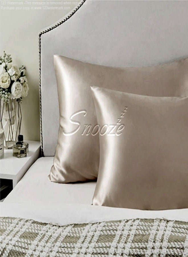 Snooze, Satin Pillowcase for Hair and Skin, 48*70 cm, Gold - Image 2