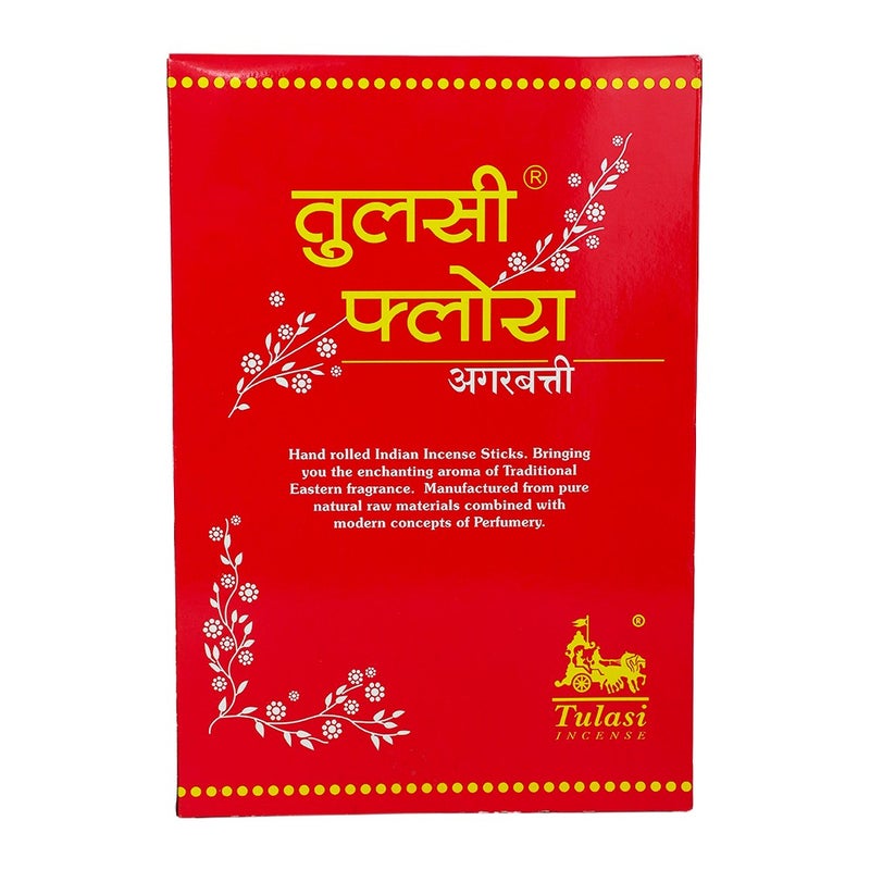 Tulasi Flora Incense Sticks (Agarbatti) for Pooja, Prayer, Meditation & Home Fragrance, 25g, Pack of 6 (1 outer) - Image 5
