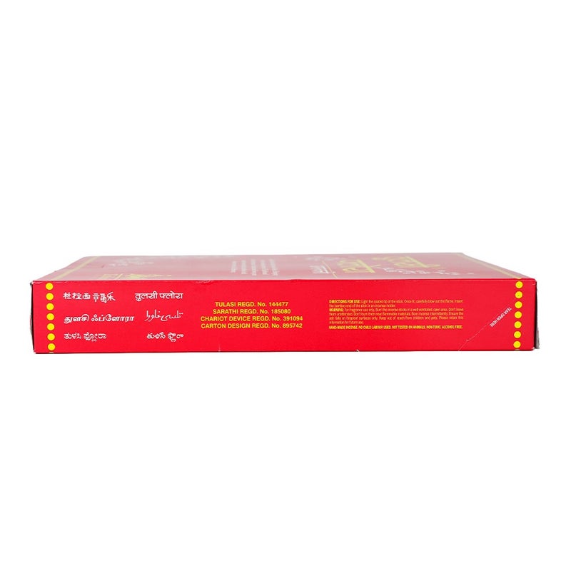 Tulasi Flora Incense Sticks (Agarbatti) for Pooja, Prayer, Meditation & Home Fragrance, 25g, Pack of 6 (1 outer) - Image 3