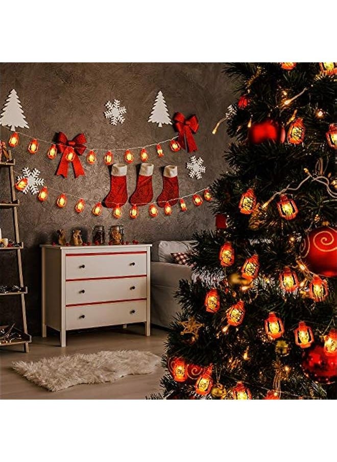 Arabest 20 Warm White Light LED Mini Kerosene Lamp Lantern String Lights for Indoor Outdoor Patio Garden Holiday Home Ramadan Wedding Party  Tree New Year Decorations.  - Image 3