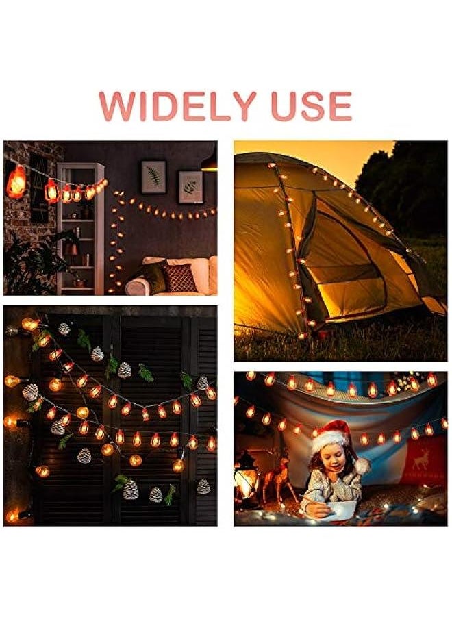 Arabest 20 Warm White Light LED Mini Kerosene Lamp Lantern String Lights for Indoor Outdoor Patio Garden Holiday Home Ramadan Wedding Party  Tree New Year Decorations.  - Image 4