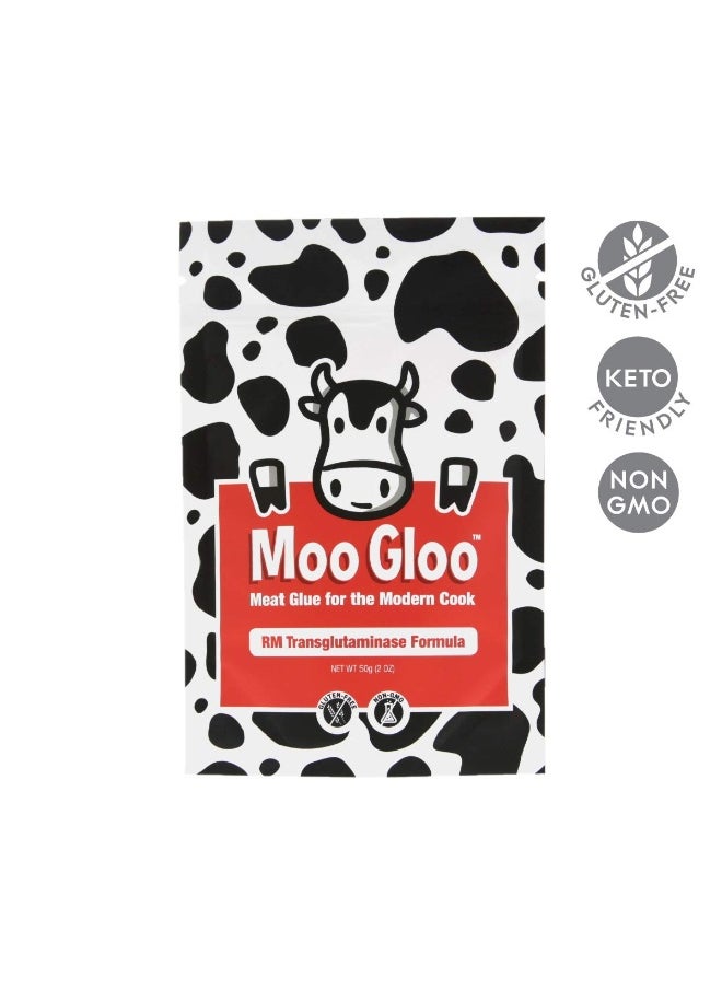 null - Moo Gloo  Transglutaminase [Tg, Meat Glue] - Rm Formula - 50G/3Oz - Image 1