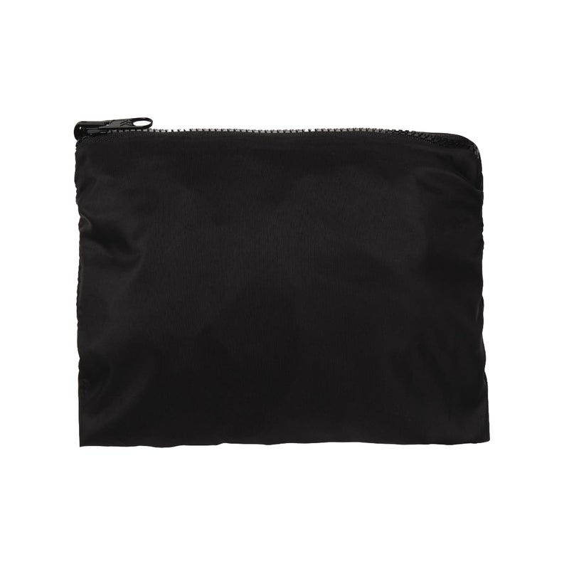 Thread Wallets Mini Slouchy Bag for Women - Crescent Sling Purse with Adjustable Strap & Zip Pocket, Unstructured & Foldable (Black) - Image 5
