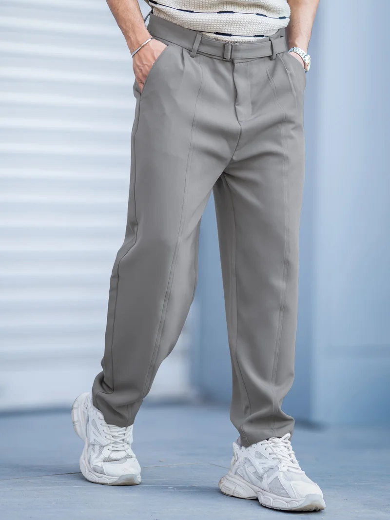 مانياك بنطلون رجالي مانياك قماش منسوج أخضر سادة