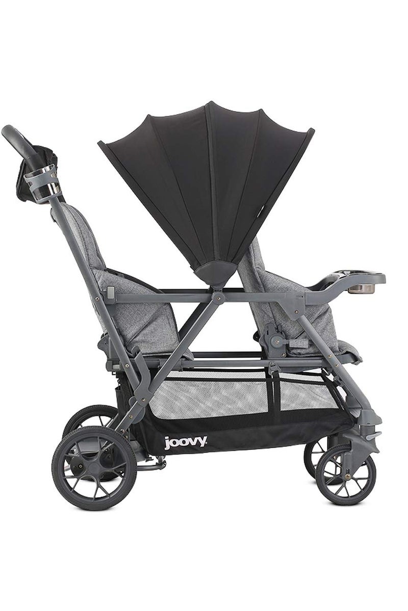 JOOVY Caboose S Rear Seat - Black Melange - Image 4