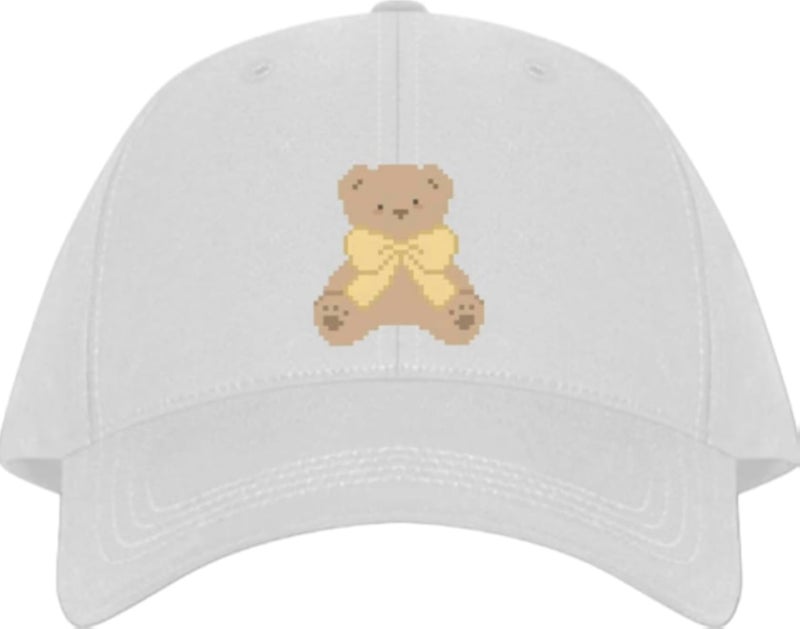bear Baseball cap White 18
