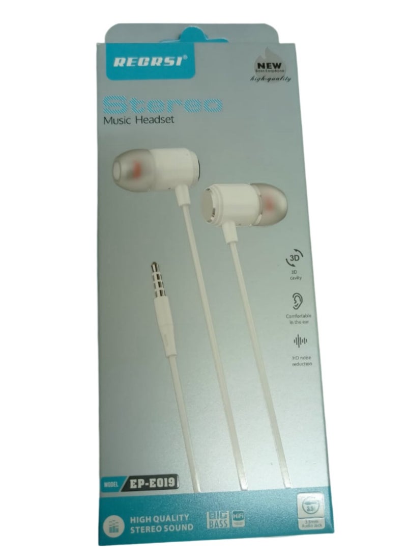 RECRSI EP -EP019 Bass Stereo Headphones microphone  3,5 mm Music Headset - Image 1
