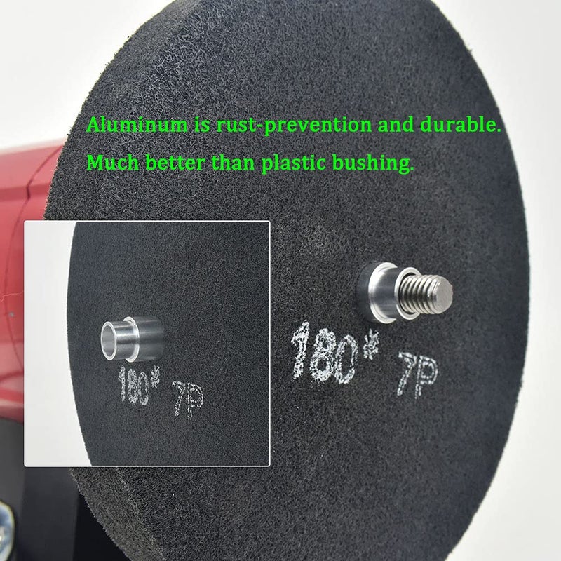 BLSGBUIDING Reducing Bushing Arbor Adapters 1" Thick from 1-1/4" to 1", 3/4", 5/8", 1/2" Arbor Aluminum - S/4 - Image 4
