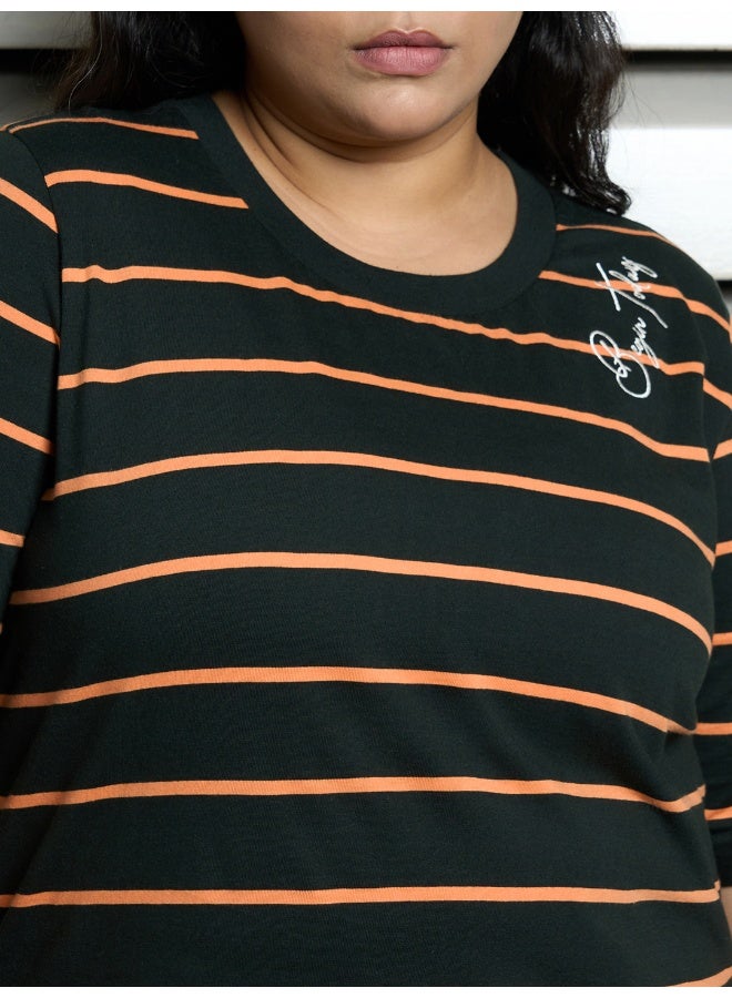 HIGH STAR Women’s Plus Size Regular Multicolor T-shirt – Comfortable and Trendy - Image 2