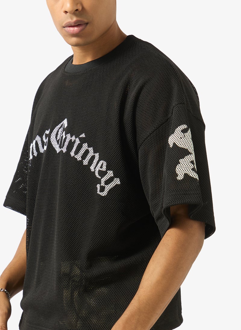 Grimey Chief Watcher Mesh Boxy T-Shirt - Image 3
