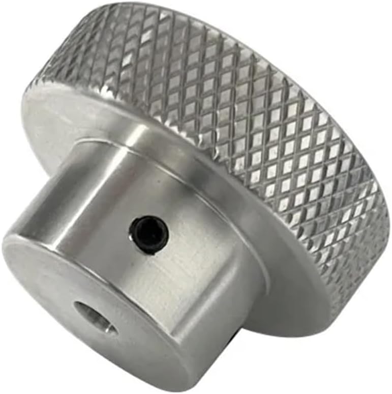 Aluminium Alloy Handwheel Dia 20,30,40,50,60,80mm Knurling Handwheel Stepper Motor Fine-Tuning Handwheel(3,80mm) - Image 5