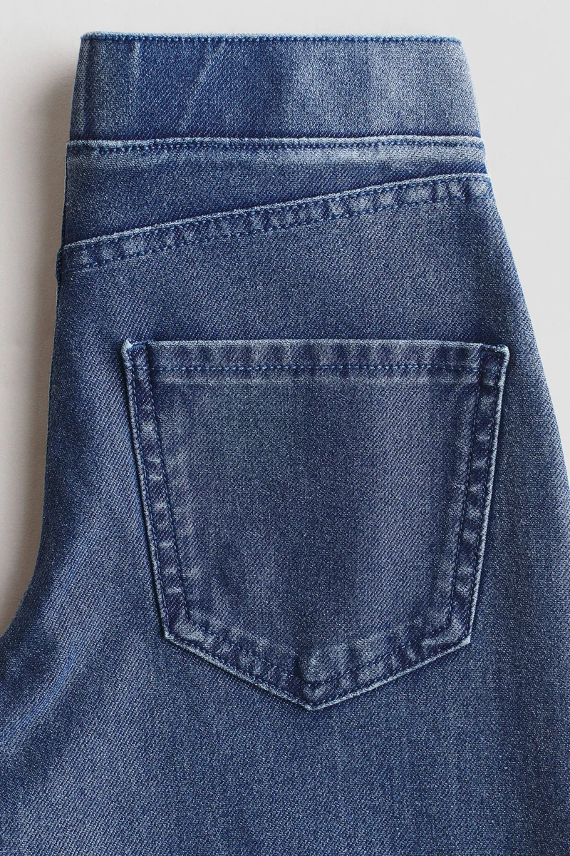 H&M Denim-look wide trousers