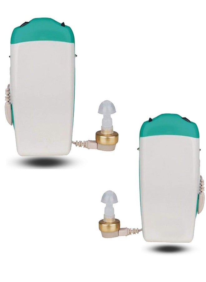 أف سي أس جهاز السمع FCS F-18، مكبر صوت شخصي صغير الحجم لكبار السن والبالغين الذين يعانون من ضعف سمع متوسط (عبوة من قطعتين) (ضمان البائع لمدة 3 أشهر). - Image 1