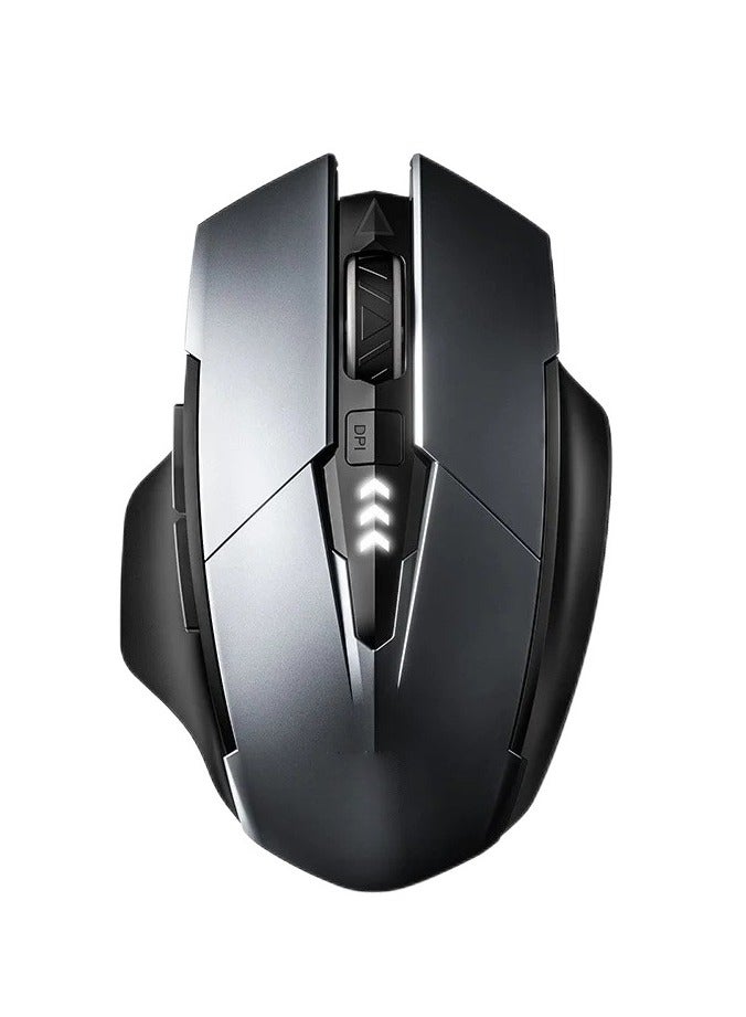 general Wireless Mouse, [Upgraded: Battery Level Visible] Large Ergonomic Rechargeable 2.4G Optical PC Laptop Cordless Mice with USB Nano Receiver