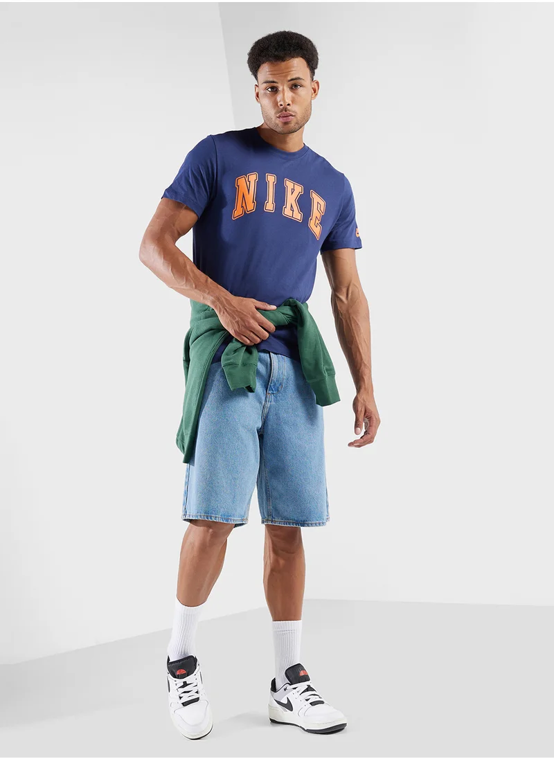نايكي Nsw Club Seasonal Hybrid T-Shirt
