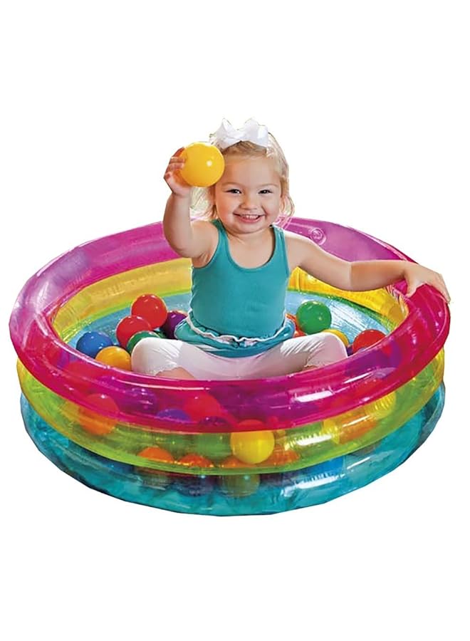 INTEX Inflatable Baby 50 Balls Pit 86 X 25 Cm – 1/3 A – 48674 Np Multi Color - Image 3