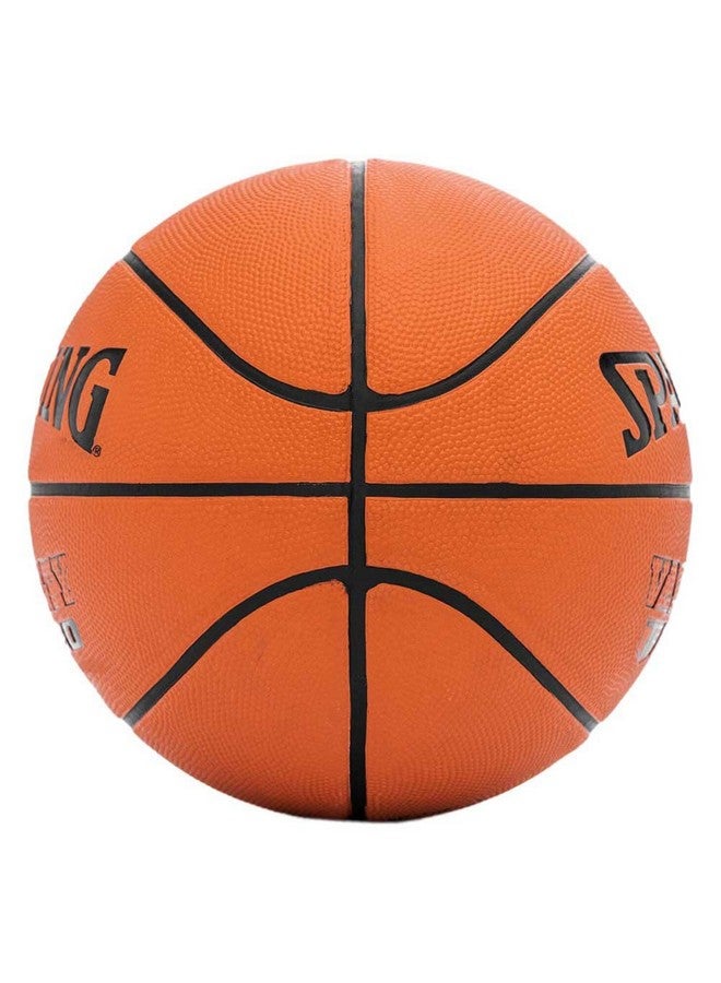 Spalding Varsity-TF-150 FIBA Approved Rubber Moulded Indoor/Outdoor Basketball with Butyl Bladder, Orange I, Size: 7 (Suitable for Practice/Match/Training) + Free Air Needle - Image 2