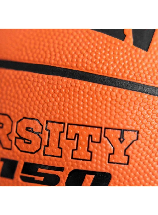 Spalding Varsity-TF-150 FIBA Approved Rubber Moulded Indoor/Outdoor Basketball with Butyl Bladder, Orange I, Size: 7 (Suitable for Practice/Match/Training) + Free Air Needle - Image 3