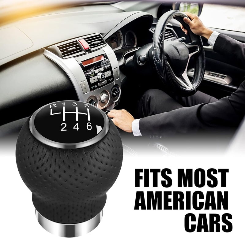 KASTWAVE Universal 6 Speed Manual Shift Knob - Compatible with Most Cars & Trucks, Round Design for Enhanced Grip & Style - Image 2