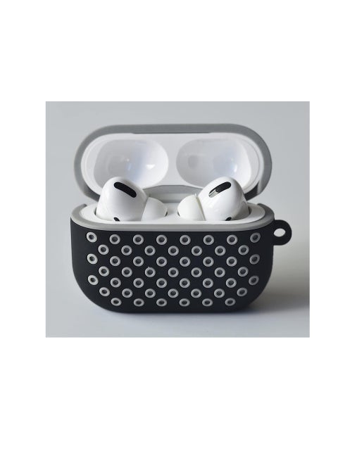 Silicone Protect Case for Airpods Pro 2 Holes Model Soft Silicone Accessories cover with keychain [Front LED Visible] Multiple Colors