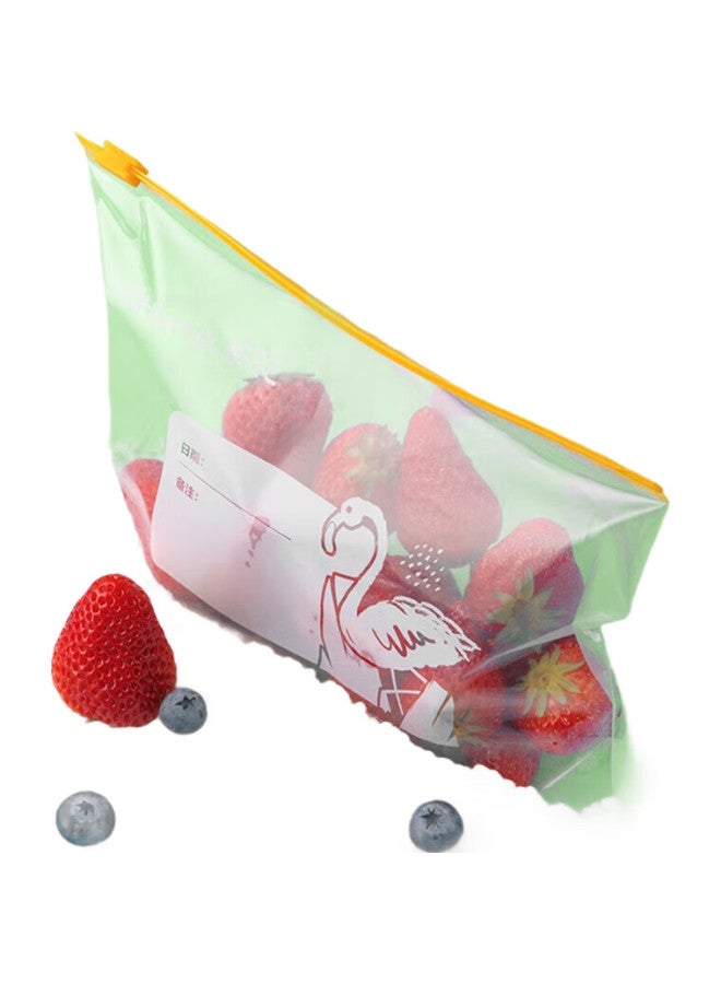 CHAHUA Camellia Household Zipper Sealed Bags, Airtight Food Storage Bags, Storage And Portioning Bags, Medium Size, 20 Pieces - Image 2