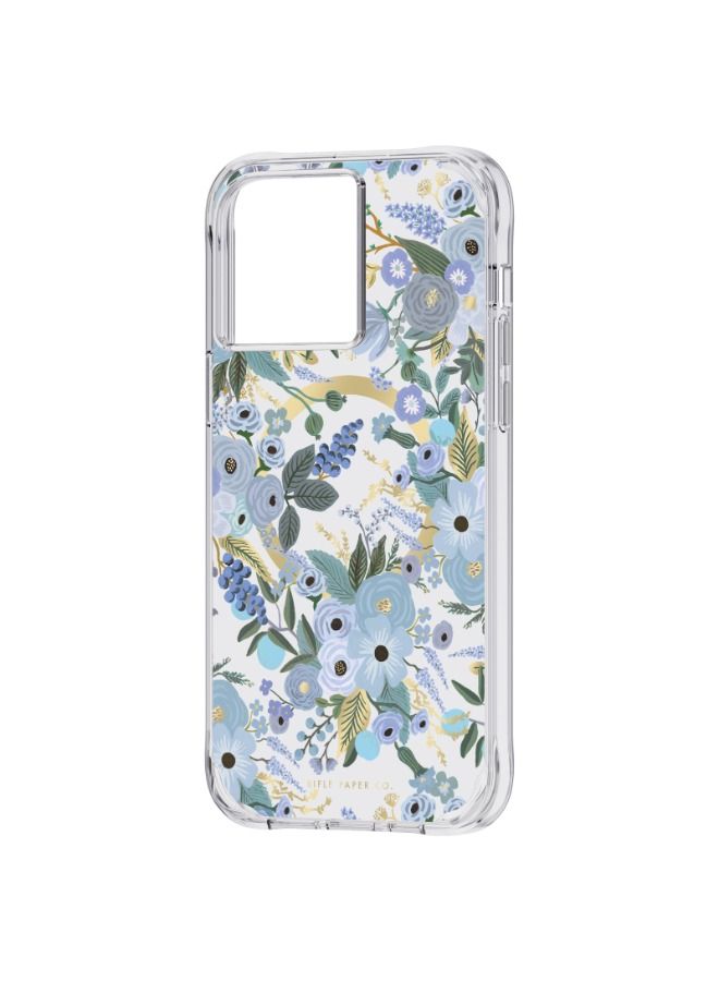 Rifle Paper Co. RIFLE PAPER CO. iPhone 14 Pro Max - Garden Party Blue with Magsafe  - Image 3