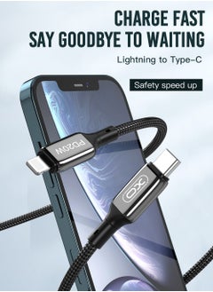 XO INET iPhone Charger Cable USB C to Lightning Cable Fast Charging PD 20W And Data Transmission Cable for iPhone 14/14 Pro/14 Plus/14 Pro Max, iPad Pro, iPhone 8-13 All Series (1M)  - Image 2