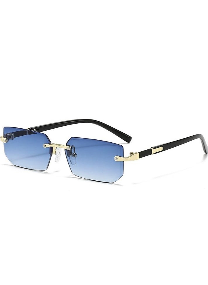 Gasin New Rimless Fashion Trend Sunglasses Personalized Sunglasses UV Protection Unisex  - Image 1