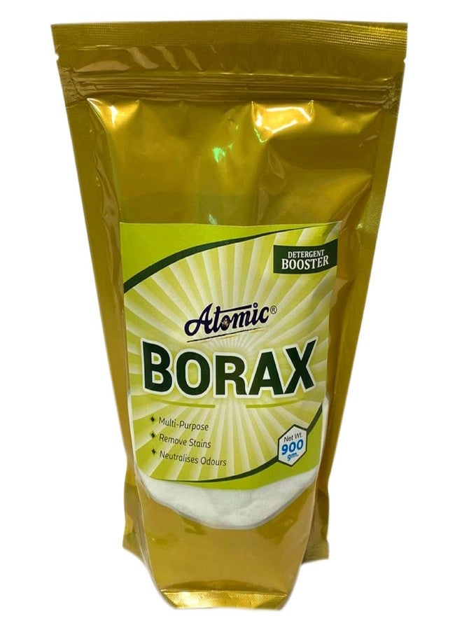Atomic Borax White Powder 900 GM | All Purpose Cleaner for Home Improvement | Kitchen Cleaning | Laundry Booster | Making Slime | Carpet Stain Remover | Clean the toilets | Ant & Roach Control - Image 1